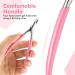 Cuticle Nipper Stainless Steel Cuticle Trimmer Professional with Non-Slip Silicone Handle Spring Action Cuticle Clipper Extremely Sharp Cuticle Remover Tool for Nail Care(Pink) - Buy Online on GoSupps.com