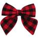 YUPs Tartan Bow Knot Hair Clips - Festive Handmade Plaid Fashion Accessory for Girls - Buy Online on GoSupps.com
