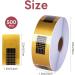 ALXBSONE Pack of 500 Nail Stencils Nail Extension Stencils Nail Extension Forms Nail Polish Accessories for Gel Nails & Nail Extension (Golden) - Buy Online on GoSupps.com