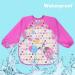 Vicloon Baby Waterproof Sleeved Bibs 4 Pcs Set | Unisex Feeding Apron for Infant Toddler 6M-3Y | Yellow/Red/Pink - Buy Online on GoSupps.com