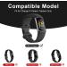 Zebre 2-Pack Bands for Fitbit Charge 5 | Soft Silicone Waterproof Replacement Straps | Black/Blue | Compatible with Fitbit Charge 5 Fitness Tracker - Buy Online on GoSupps.com