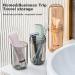 Valink Travel Toothbrush Box Set - Portable Toothpaste Cover & Mouthwash Cup Holder | Large Capacity Toothbrush Organizer - Light Brown - Buy Online on GoSupps.com