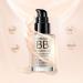 Liquid Foundation Non-Caking Makeup Moisturizing Concealer Waterproof and Sweatproof Strong OilControl Long Lasting Nude Makeup BB-30ml - Buy Online on GoSupps.com