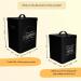 Metal Laundry Detergent Container Holder - Farmhouse Canister for Room Organization - Matte Black with Scoop Included - Buy Online on GoSupps.com