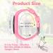Flintronic Pedometer Clock - Digital Fitness Watch for Kids | No Bluetooth Pink Running Tracker - Buy Online on GoSupps.com
