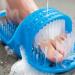 HOUKAI Shower Foot Scrubber Massager - Exfoliating Wash Slipper for Spa Experience - 1PC - Buy Online on GoSupps.com