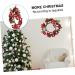 Zerodeko 3 Pcs Christmas Wreath Window Wreaths Christmas Pine Needle Decoration Christmas Swag Winter Fruit Wreath Xmas Window Garland Holiday Greenery Wreath Green Leaves Red Fruit Plastic - Buy Online on GoSupps.com