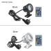 Buy LIXADA 10W RGB LED Underwater Light - Remote Control 16 Colors IP65 Waterproof for Pool Aquarium Fountain Halloween & Christmas - Black - Buy Online on GoSupps.com