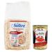 N tt ra Fiocchi di Avena Integrali BIO whole grain oat flakes from organic farming 500 g bag + Italian Gourmet Polpa di Pomodoro 400 g box