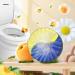 IOIUSKKU Toilet Cleaner Dissolves When Finished Easy And Hygienic Cleaning At Home Toilet Bowl Cleaner ABS Toilet Freshener Peach aroma 1 count (Pack of 1) - Buy Online on GoSupps.com