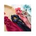 10pcs Silk Hair Scarf Scrunchies with Long Tails - Satin Bow Ponytail Holder for Women - Buy Online on GoSupps.com