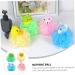 FRCOLOR 4pcs Bath Flower Sponges - Kids Loofah & Shower Puff for Fun Bathing & Cleaning - Buy Online on GoSupps.com