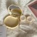 Portable Kchycv Round Contact Lens Container for Women - Travel Set in Coffee Color | Easy & Convenient Lens Storage - Buy Online on GoSupps.com