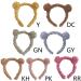 Winter Bear Ears Headband for Women and Girls - Cute Curly Faux Fleece Pompom Hair Hoop for Makeup and Parties - Buy Online on GoSupps.com