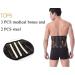 Breathable Lumbar Support Belly Belt for Men & Women - Gray L Waist Trainer & Back Support Corset - Buy Online on GoSupps.com