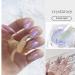 Mermaid Chrome Nail Art Powder Set with 6pcs Eyeshadow Sticks - Holographic Aurora Pigment for Manicure - Buy Online on GoSupps.com