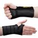 Bionix Wrist Support Brace Splint-Pain Relief for Carpal Tunnel Arthritis Tendonitis RSI Sprain & Joint Pain-For Men Women Left Hand -XL-Black Left XL