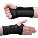 Bionix Wrist Support Brace Splint-Pain Relief for Carpal Tunnel Arthritis Tendonitis RSI Sprain & Joint Pain-For Men Women Left Hand -Small-Black Left S