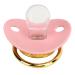 Ergonomic Golden Baby Pacifier Set with Rhinestones - Low Friction Stylish Home Use (Letter E) - International Shipping Available - Buy Online on GoSupps.com