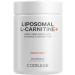 Codeage L-Carnitine 500mg Supplement, 3-Month Supply, L-Carnitine L-Tartrate, Free Form Amino Acid, 1 Capsule A Day, Liposomal Delivery for Enhanced Absorption, Vegan & Non-GMO - 90 Capsules
