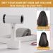 Cordless White Hair Dryer Rechargeable Free Standing Mini Blow Dryer 2 Mode Blow Dryers Hot/Cold Air Hairdryer for School Pet Care Oil Painting Drying Tools - Buy Online on GoSupps.com
