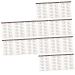 Healeved 18 Pcs Eyebrow Stickers Authentic Eyebrows Brow Stickers Eyes Sticker Para U as Water Transfer Paper