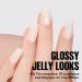 TOMICCA Beige White Jelly Gel Polish - Translucent Soak Off UV Gel for Nail Art - 15ML - Buy Online on GoSupps.com