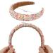 Atoden Colorful Beaded Padded Headbands for Women - Non Slip Wide Fashion Hair Hoops - Cute Girls Hair Accessories - Buy Online on GoSupps.com