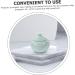 Healeved makeup jar lip balm holder ceramics skincare cosmetic sample containers 4.7x4.7cm Sky-blue - Buy Online on GoSupps.com