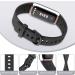 Oumida Adjustable Soft Sport Replacement Bracelet for Fitbit Luxe - Unisex Small Black Band - Buy Online on GoSupps.com