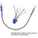 Housolution Magnetic Grabber Tool with LED Lights - Flexible Bendable Four-Claw Picker for Home Sink, Drain, and Litter Pick - Blue - Buy Online on GoSupps.com