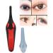 Qukaim Heated Eyelash Curlers Heated Eyelash Curlers Wide Spaced Combs 3-Level Temperature Curved Brush Head USB Charging Handheld Red Lash Curler - Buy Online on GoSupps.com