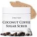 Coconut Coffee Sugar Body Scrub Exfoliating Sugar Scrub that Foams to Moisturize and Exfoliate the Body Hands and Feet Exfoliating Body Scrub for the Bath or Shower with Oatmeal Extract for Skin