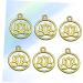 VILLCASE 200 Pcs Charms Lotus Flower Crafts Making Hat Base for Making Hats Flower Charms Lotus Charm Side Release Buckle Buddha Charms for Lotus Bracelet Charms Yoga Charms Pendant Jewelry - Buy Online on GoSupps.com
