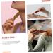 Lurrose 4-Piece Pearl Massage Tab Set | Wooden Foot Roller & Full Body Acupuncture Stick | Premium Face & Body Massage Tools for Relaxation - Buy Online on GoSupps.com
