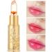 Moisturizing Nourishing Jelly Lipstick | Long Lasting Nourishing Lip Balm | Gold Leaf Temperature Color Lip Balm Flower Scented Rianpesn - Buy Online on GoSupps.com