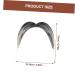 DEARMAMY Realistic Mustache for Cosplay False Facial Hair Fake Cosplay Beard Adhesive Mustaches Fake Beard Grandpa Cosplay Costume Simulated Mustache Realistic Mustache for Party Cloth 12x11cm As Shown - Buy Online on GoSupps.com