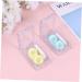 Homsfou Mini Container for Colored Contact Lenses - Japanese Style Lens Case with Mirror Blue Eye Contact Lens Cleaning Box (1.8x5cm) - Buy Online on GoSupps.com