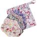 Organic Bamboo Pantiliners for Women - 5pcs Washable Charcoal Menstrual Pads - Buy Online on GoSupps.com