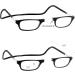Shop Clic Classic Magnetic Reading Glasses for Men & Women - Original Pull-Out Bar Reading Aid - Stylish Black 3.5 - Buy Online on GoSupps.com