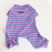 Buy BT BEAR Dog Clothing: Classic Striped Pajamas in Soft Cotton - XL Blue & Hot Pink Overalls for Small Bulldogs - Buy Online on GoSupps.com