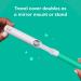 Quip Adult Electric Toothbrush - Sonic Toothbrush with Travel Cover & Mirror Mount - Soft Bristles & Timer - Green - Buy Online on GoSupps.com