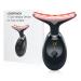 7 Color LED Red Light Therapy Face & Neck Beauty Device - Skin Rejuvenation & Tightening - Glossy Black - Buy Online on GoSupps.com