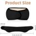 Comfortable Sleep Mask with Earplugs - Light Blocking Adjustable Eye Cover for Men & Women - 2 in 1 Eye Mask for Restful Sleep (Black - Buy Online on GoSupps.com