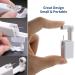 Disposable Sterile 2 Pcs Nose Piercing Kit - Safe & Painless Nose Piercing Gun with 2mm Stainless Steel Nose Pin - White Crystal - Buy Online on GoSupps.com