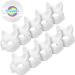 10 Pack Hand-Painted Cat Masks - Paintable Masquerade Costume Accessories | Alipis International Shipping - Buy Online on GoSupps.com