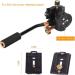 Soonpho Q-08S Heavy Duty Video Camera Tripod Fluid Pan Head - Extended Handle, DSLR Camcorders, 1/4 & 3/8 inch Screws, 360 Rotation - Buy Online on GoSupps.com
