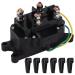 DC12V 250A Winch Contactor Solenoid Relay Weatherproof with Dustproof Cover for ATV UTV SUV 4x4 Vehicles Trailer