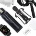 R.M.Stone Bike Bottle Holder Pro Set with Thermos and Additional Cage Mount - Adjustable, Anticorrosive, 16 oz Thermos included - Buy Online on GoSupps.com