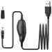 Electric Nail Drill Power Cord Replacement USB Charger Power Cord Compatible with AIRSEE/ OVX/ ALLES/ AUTENPOO/ COSITTE/ MelodySusie/ KITCCI Portable Electric Nail Drill